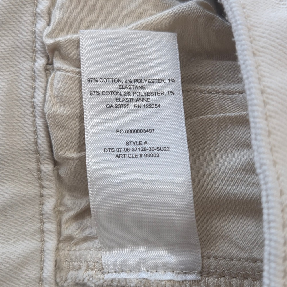 Wilfred Free Aritzia Cream High Waisted Button Fly Cargo Pants Womens 6 Utility - Picture 8 of 10